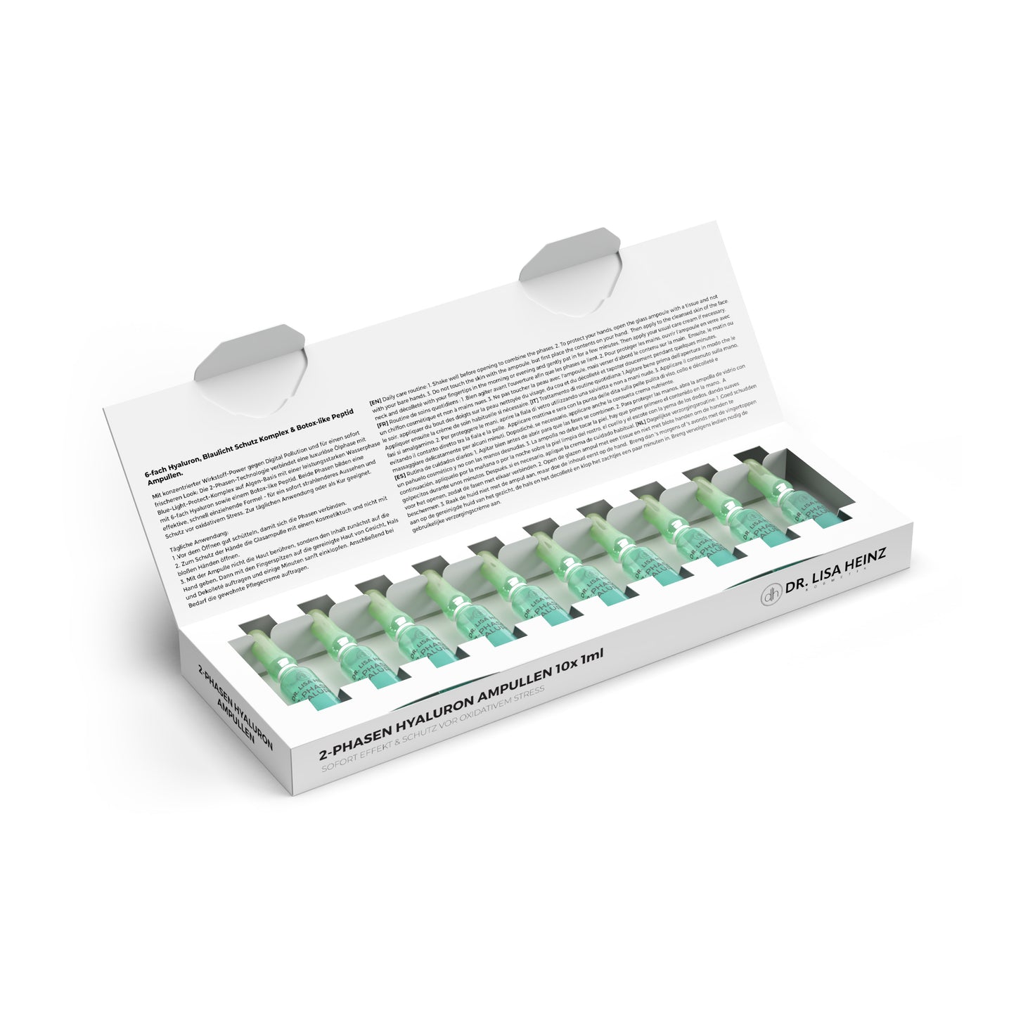 2-Phasen 6-fach Hyaluron Ampullen Dr. Lisa Heinz 10 x 1ml
