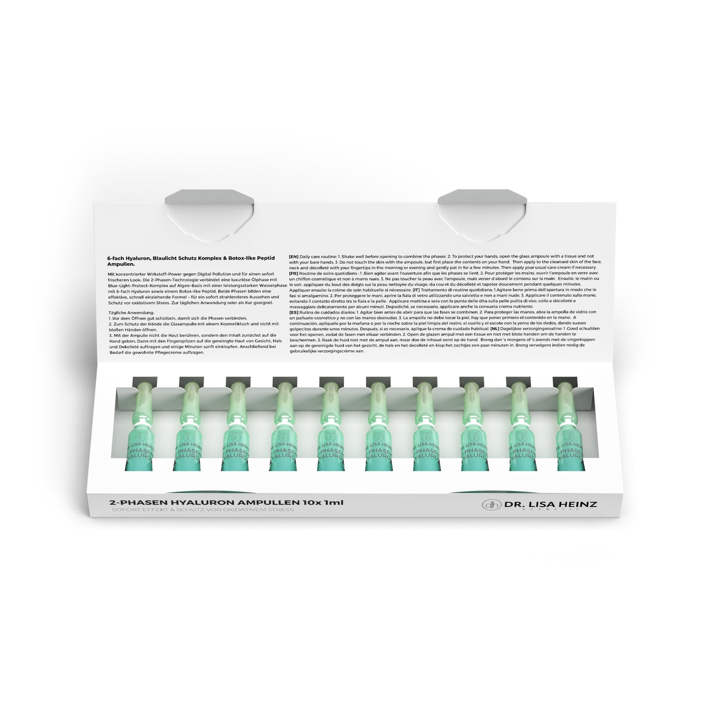 2-Phasen 6-fach Hyaluron Ampullen Dr. Lisa Heinz 10 x 1ml