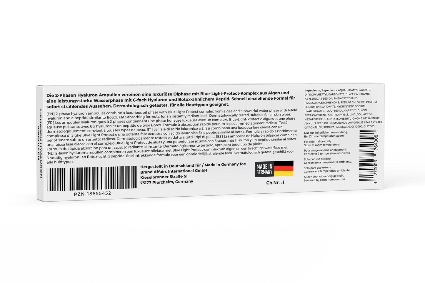 2-Phasen 6-fach Hyaluron Ampullen Dr. Lisa Heinz 10 x 1ml